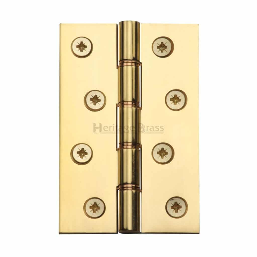 Heritage Brass Mortice Knob on Rose Kensington Design Satin Brass finish 1