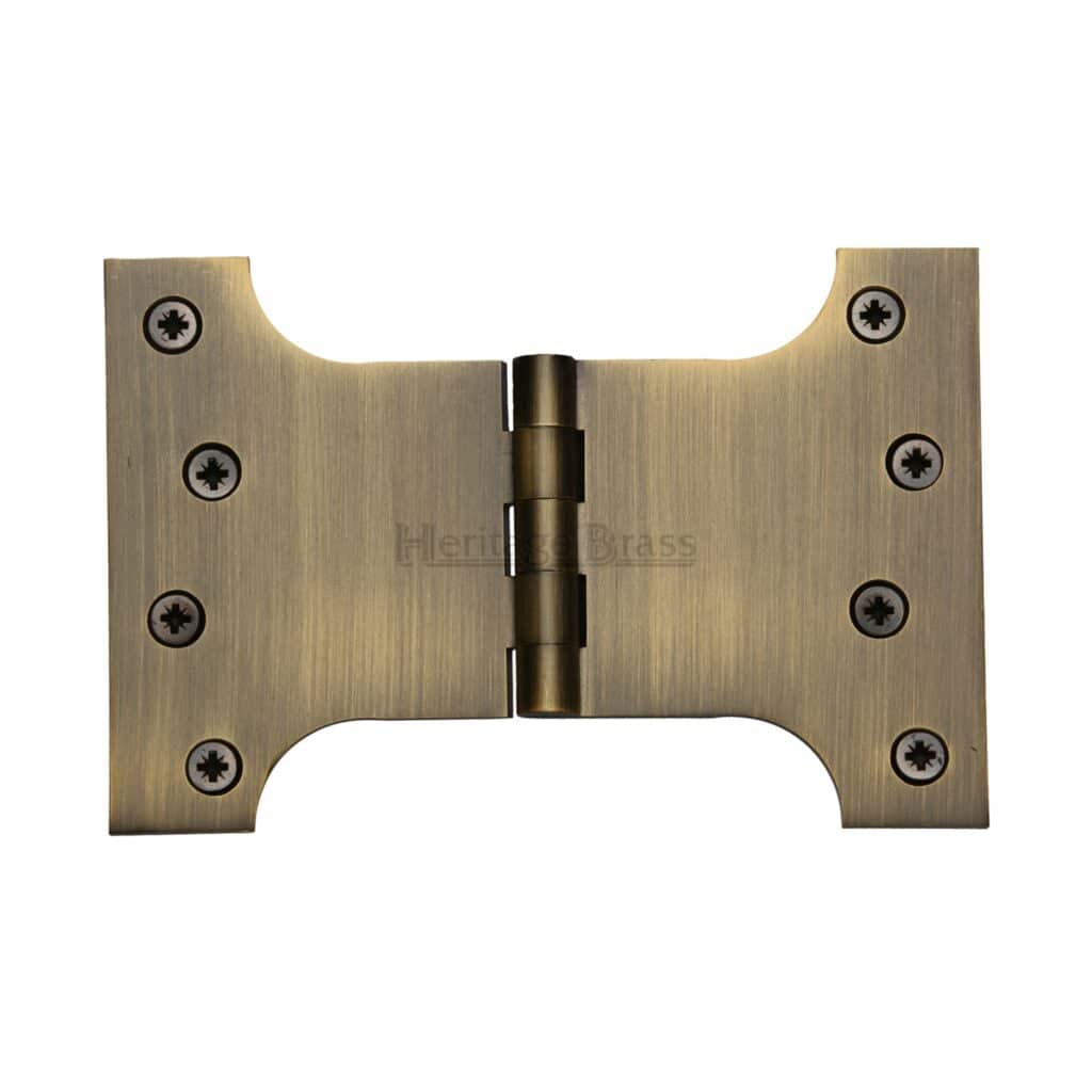 Heritage Brass Door Handle Lever Lock Maya Design Satin Nickel Finish 1