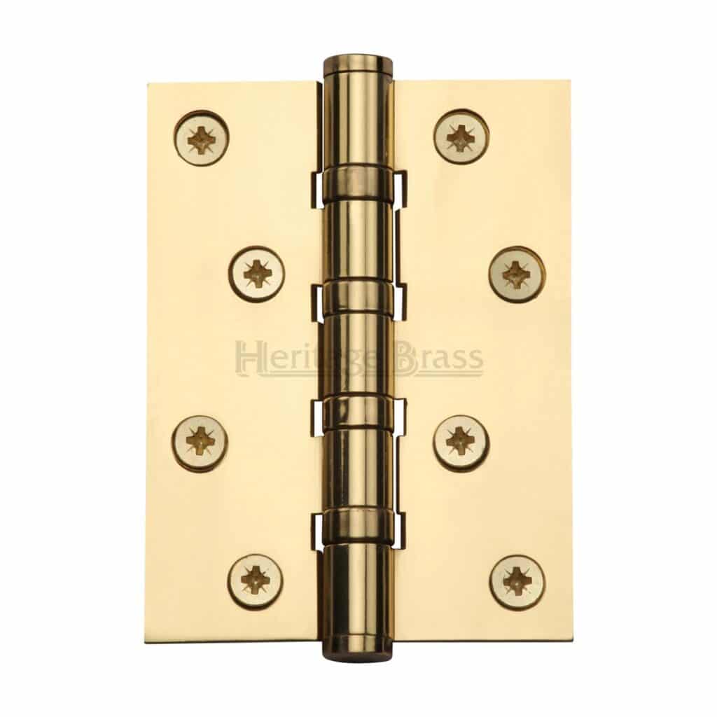 Heritage Brass Door Handle for Bathroom Maya Design Satin Brass Finish 1
