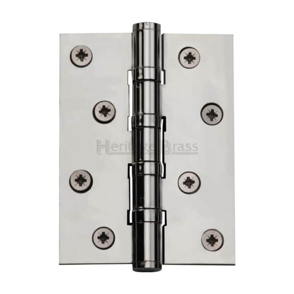 Heritage Brass Door Handle for Bathroom Maya Design Satin Nickel Finish 1