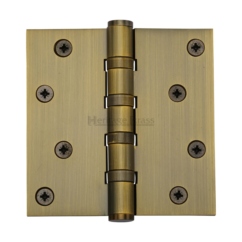Heritage Brass Door Handle for Euro Profile Plate Maya Design Satin Nickel Finish 1