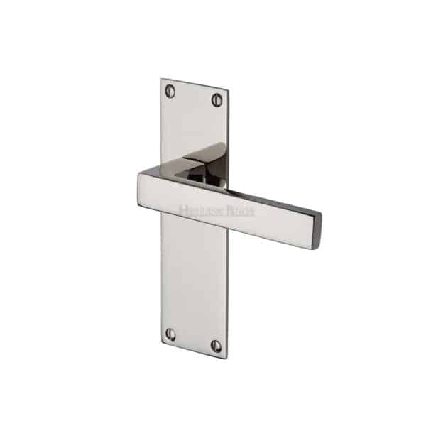 Heritage Brass Cabinet Pull Metro Design with Plate 160mm CTC Satin Brass Finish 1