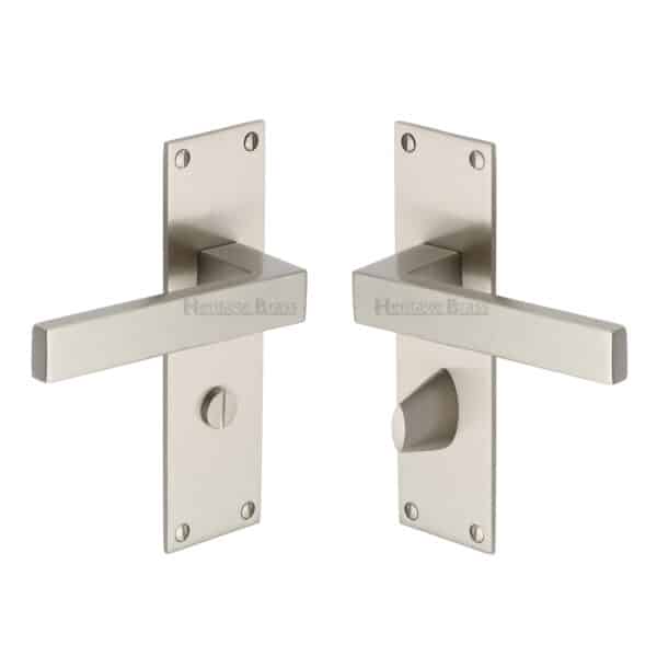 Heritage Brass Cabinet Pull Metro Design with Plate 96mm CTC Matt Bronze Finish 1