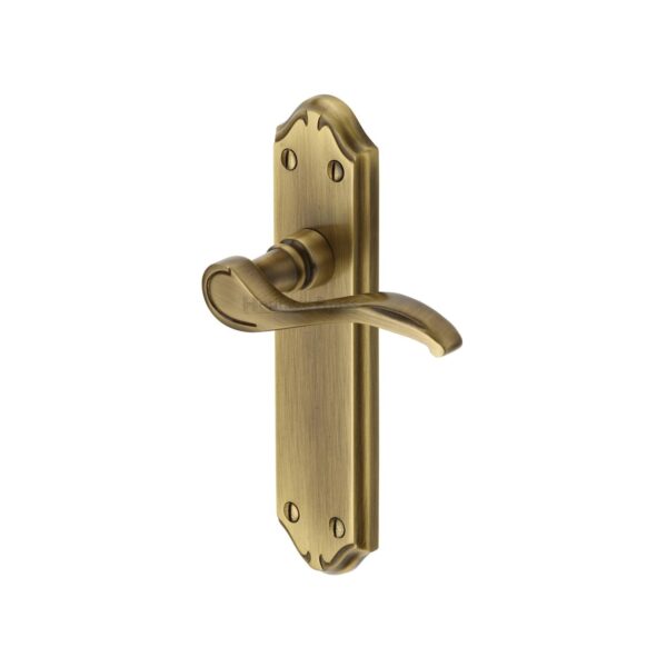 Heritage Brass Cabinet Pull Step Design with Plate 160mm CTC Matt Bronze/Satin Nickel Finish 1