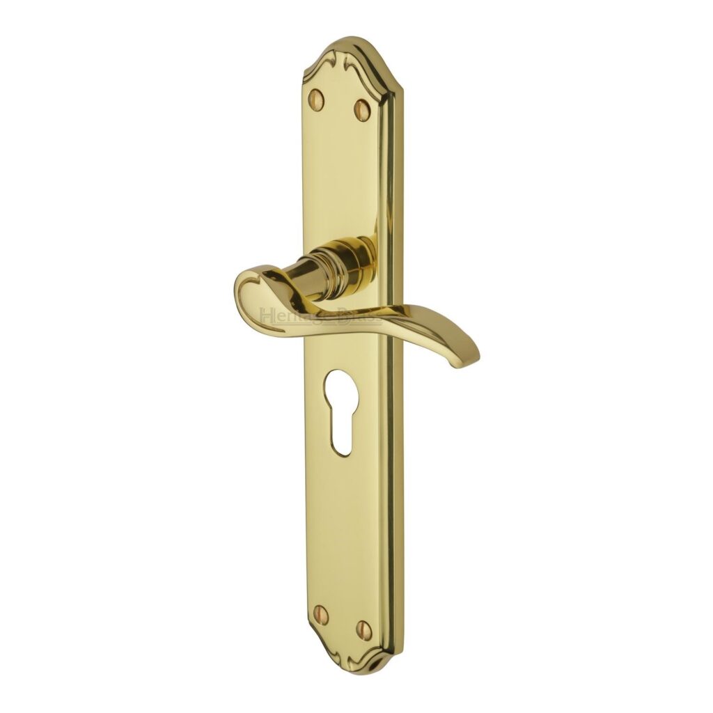 Heritage Brass Cabinet Pull Hexagonal Design with Plate 160mm CTC Matt Bronze/Satin Brass Finish 1