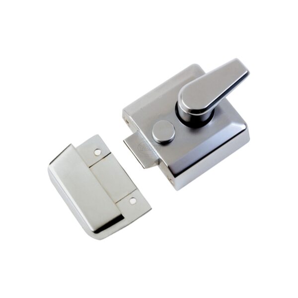 Project Hardware Door Handle Lever Lock Malvern Design Satin Nickel Finish 1