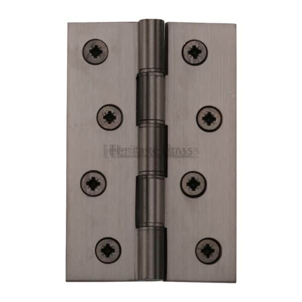 Rustic Pewter Cabinet Pull Bauhaus Design 128mm CTC 1