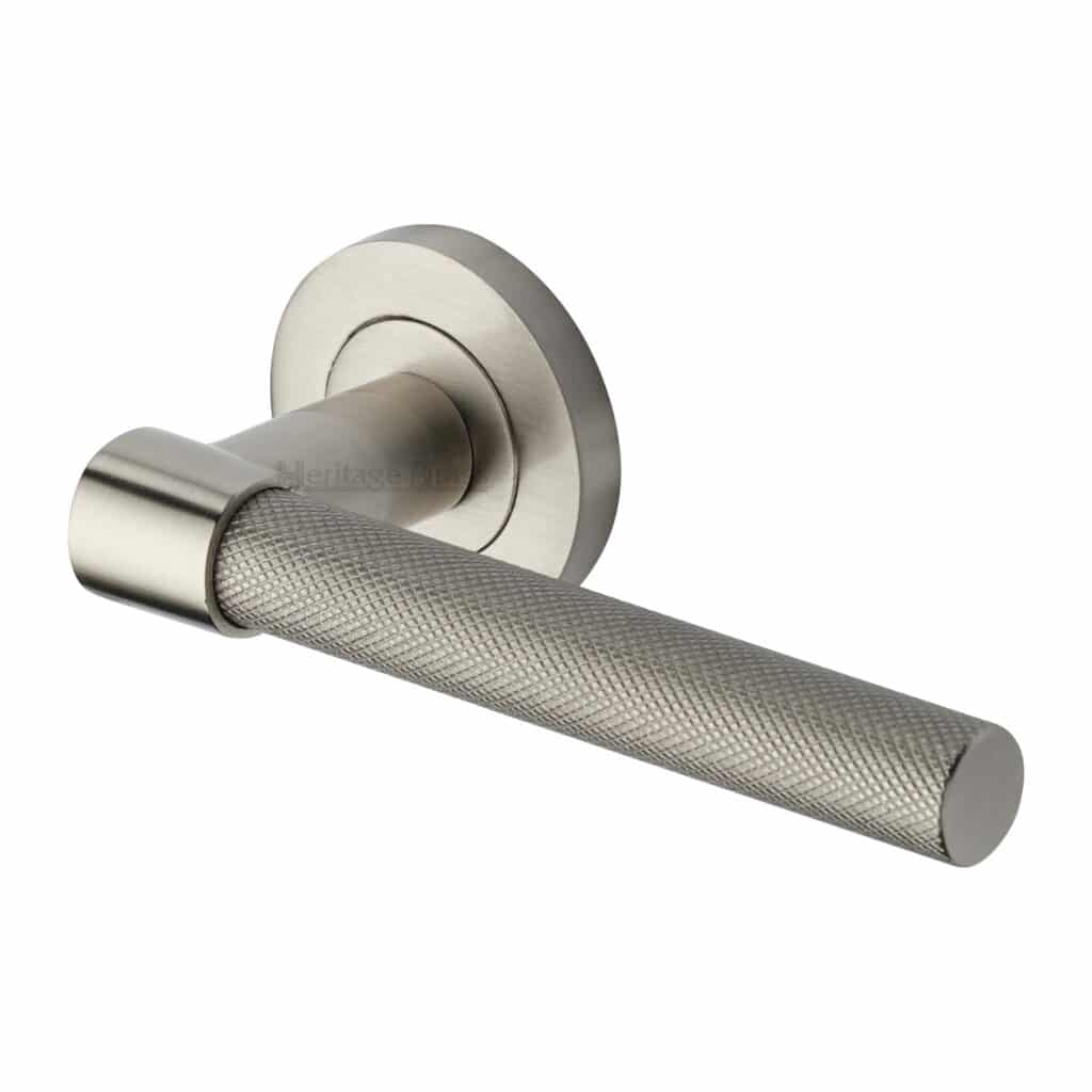 Sorrento Door Handle Lever Lock Donna Design Polished Chrome Finish 1