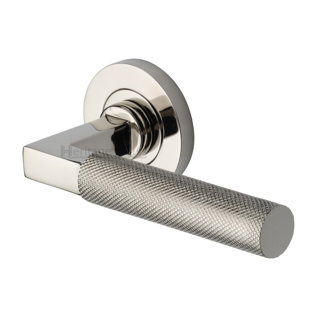 Sorrento Door Handle Lever Latch Aurora Design Polished Chrome Finish 1