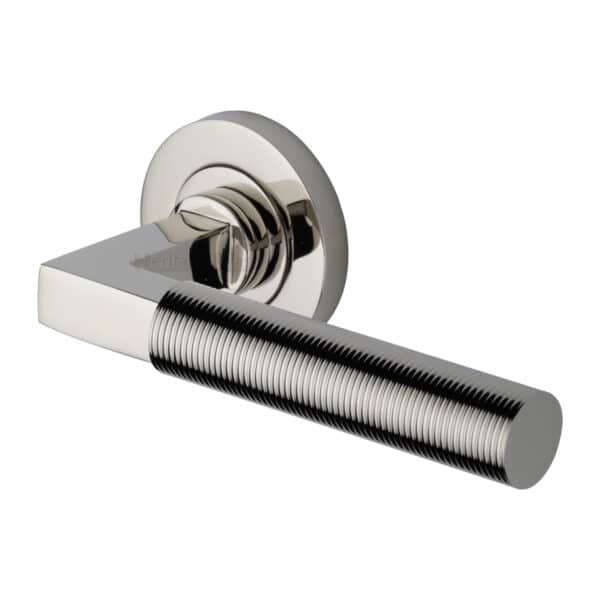 Sorrento Door Handle Lever Lock Atlanta Design Satin Chrome Finish 1