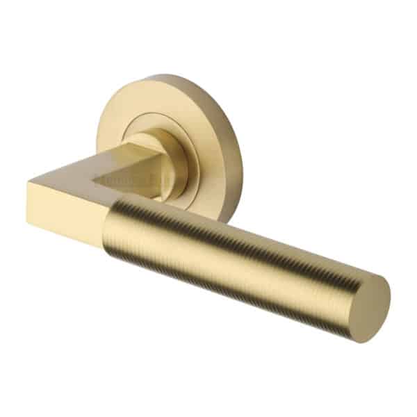 Sorrento Door Handle Lever Latch Atlanta Design Apollo Finish 1