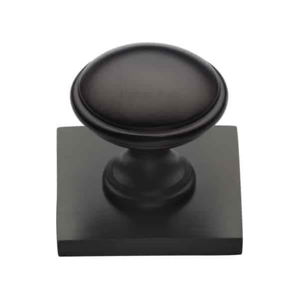 Classic Square Cabinet Knob Green Silk Touch Finish 40mm 1