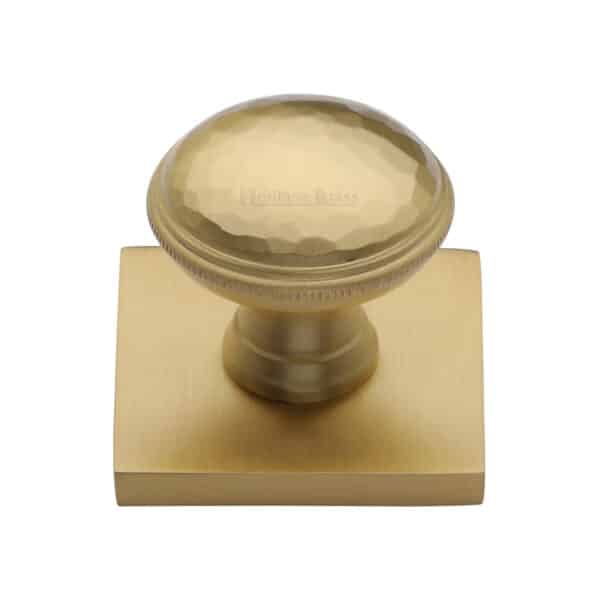 Classic Round Knob 035mm Distressed Brass finish 1