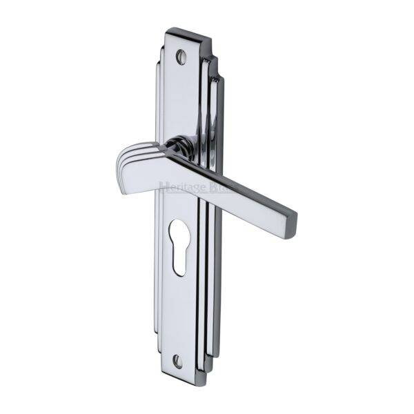 Heritage Brass Handrail Bracket 3" Polished Chrome finish 1