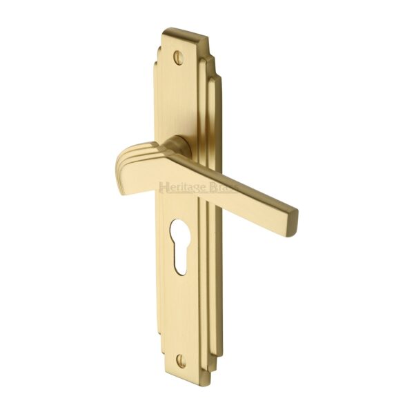 Heritage Brass Handrail Bracket 3" Satin Chrome finish 1