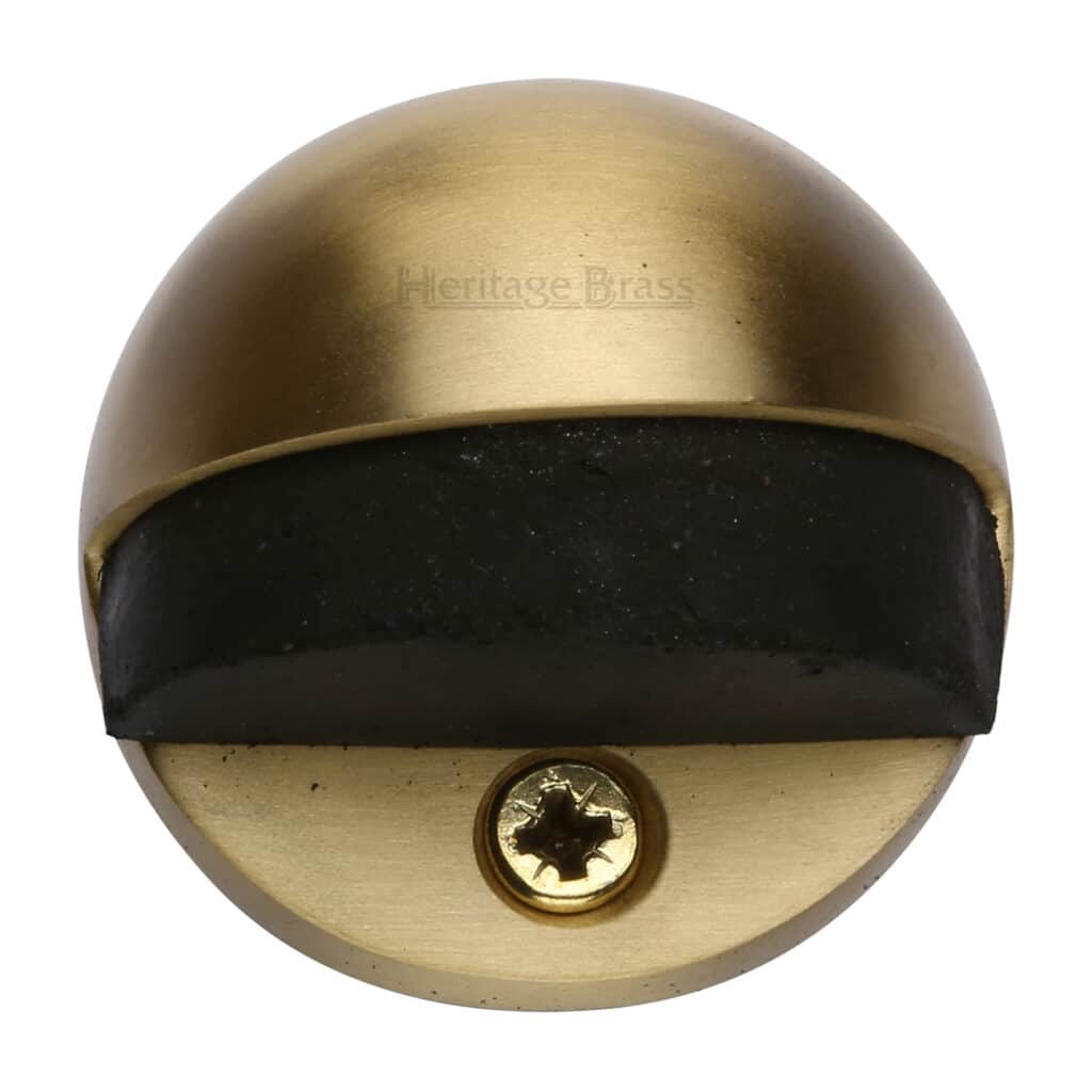 Heritage Brass Projection Door Stop 3" Polished Brass finish 1