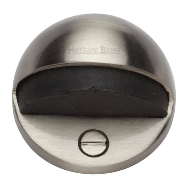 Heritage Brass Projection Door Stop 3" Polished Nickel finish 1