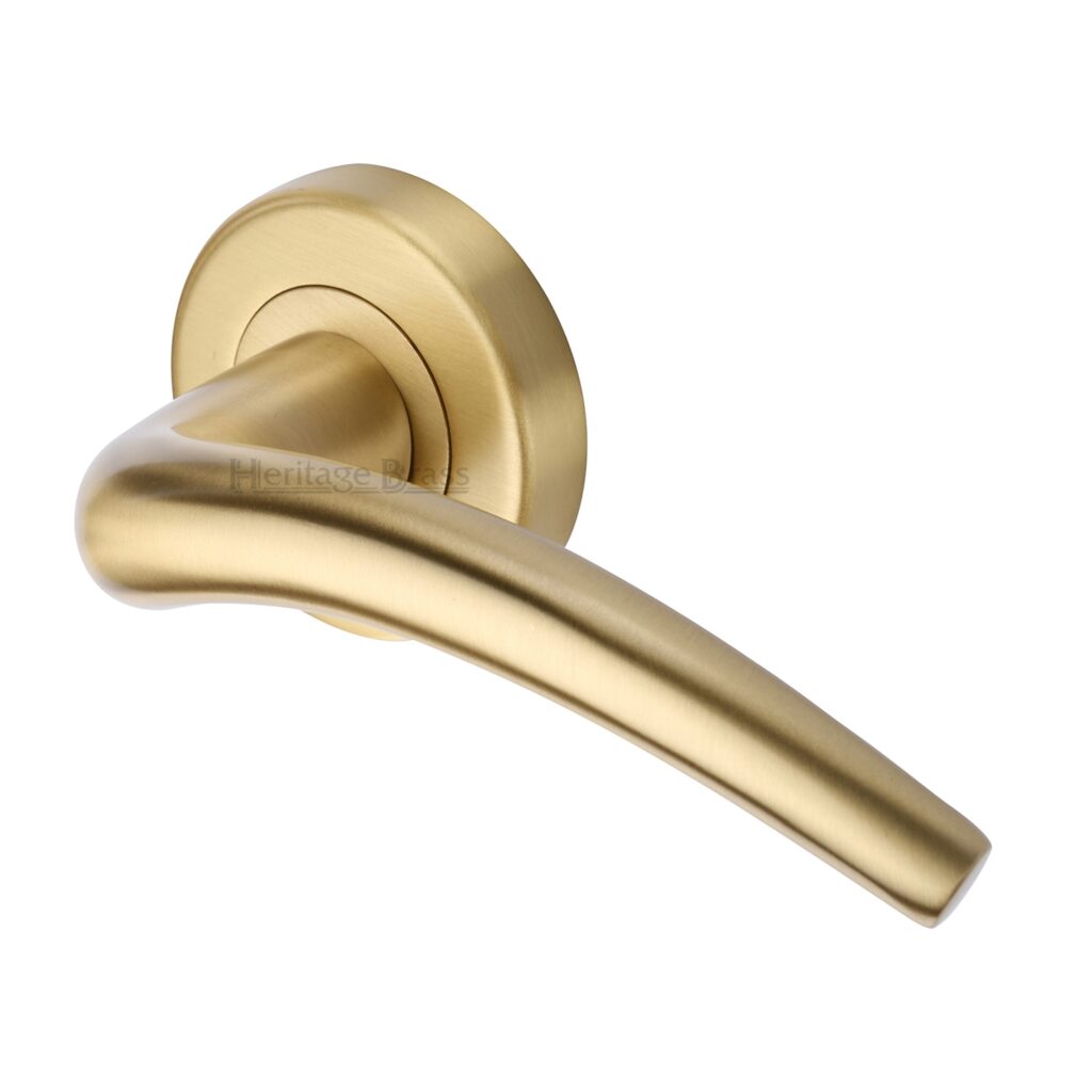 Heritage Brass Fitch Pattern Sash Fastener Satin Brass finish 1