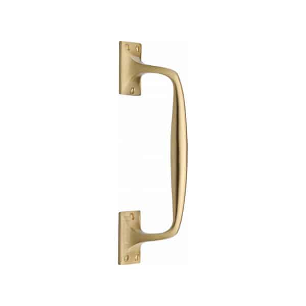 Heritage Brass Door Handle Lever Latch on Round Rose Bauhaus Mitre Knurled Design Polished Nickel Finish 1