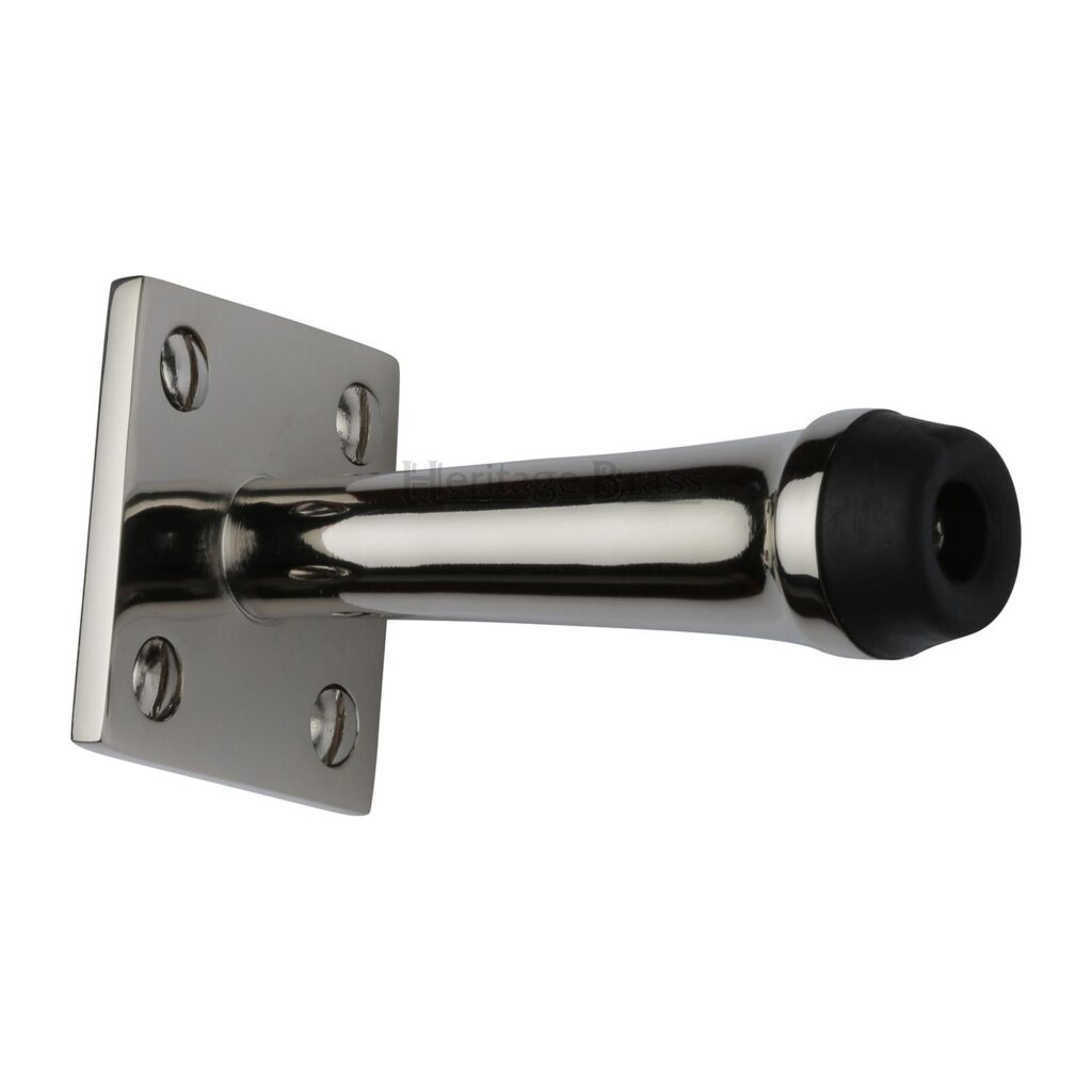 Heritage Brass Door Handle Lever Latch Meridian Design Polished Brass Finish 1