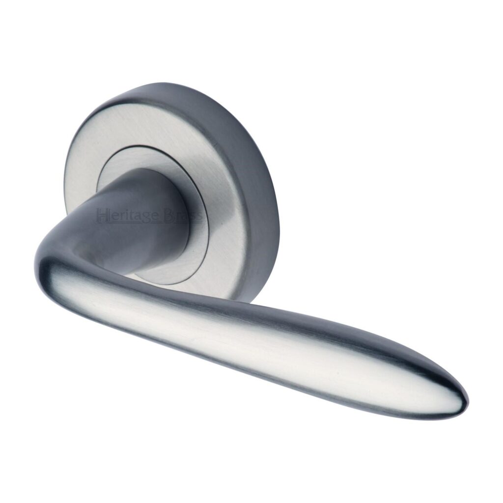 Heritage Brass Oval Profile Cylinder Escutcheon Chrome & Brass finish 1