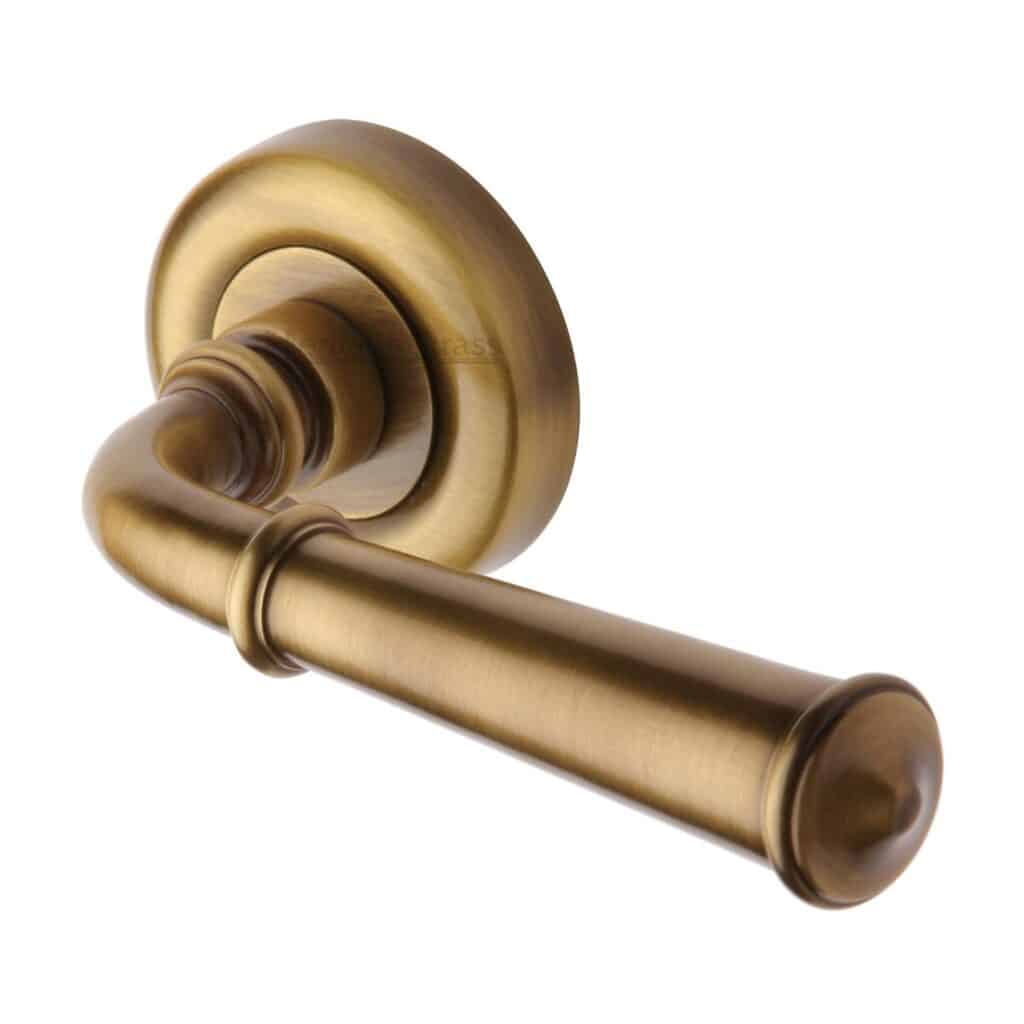 Heritage Brass Euro Profile Cylinder Escutcheon Chrome & Brass finish 1