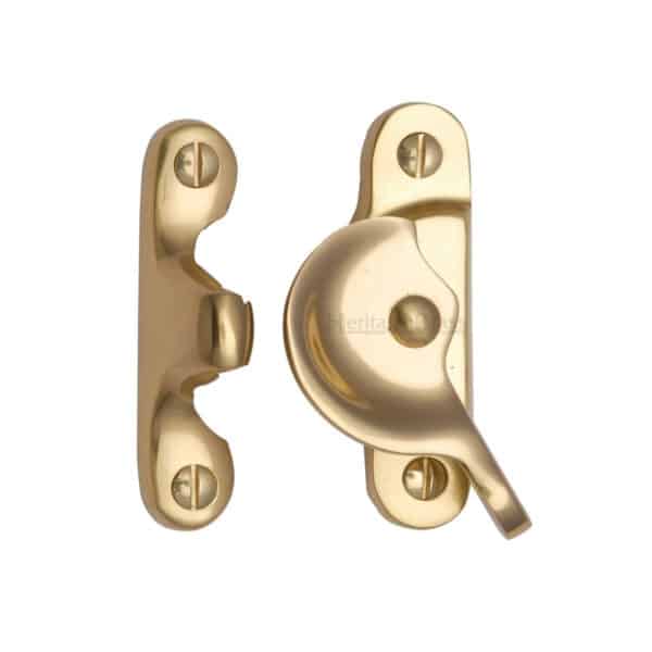 Heritage Brass Door Handle Lever Latch Sophia Design Satin Nickel Finish 1