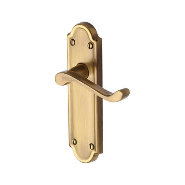 Heritage Brass Cabinet Pull Stepped Design 128mm CTC Polished Brass finish 1