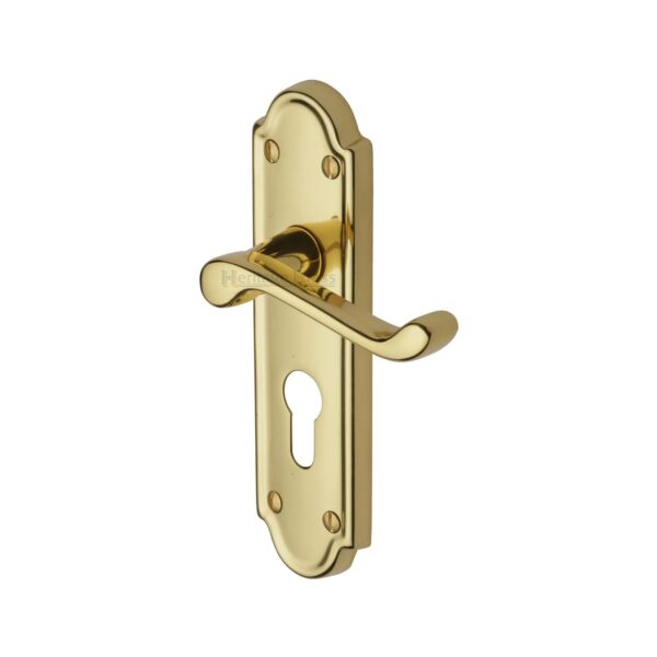 Heritage Brass Cabinet Pull Stepped Design 96mm CTC Polished Nickel finish 1