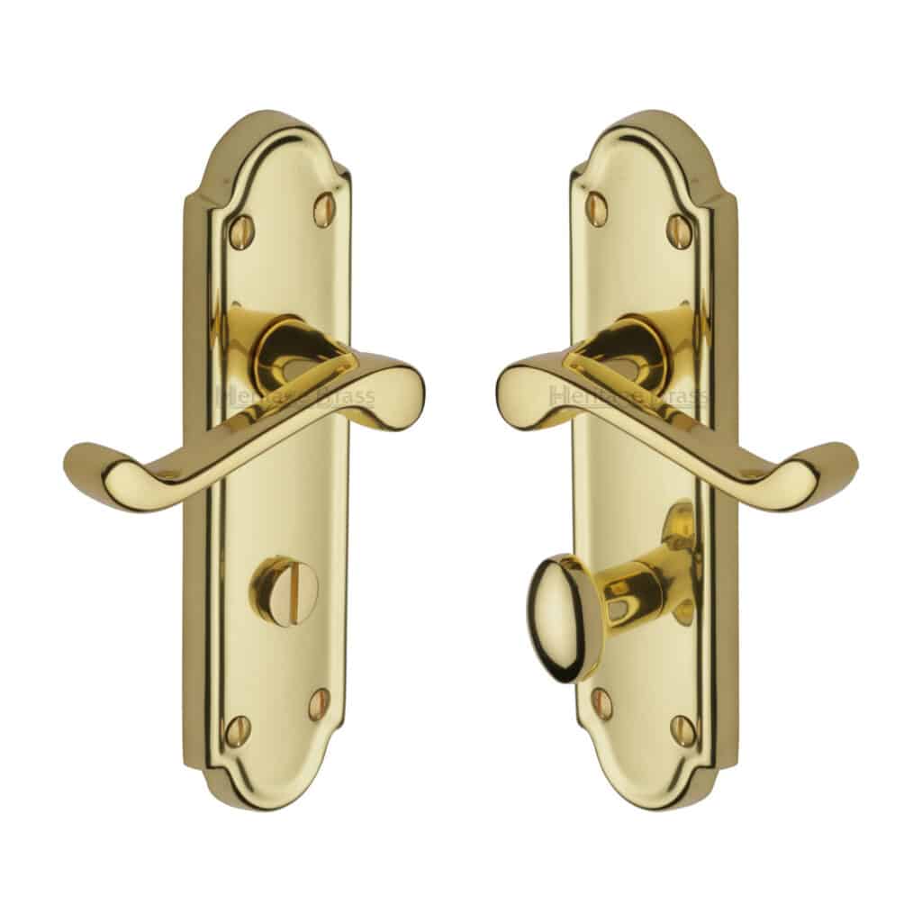 Heritage Brass Cabinet Pull Step Design with 16mm Rose 128mm CTC Polished Chrome finish 1