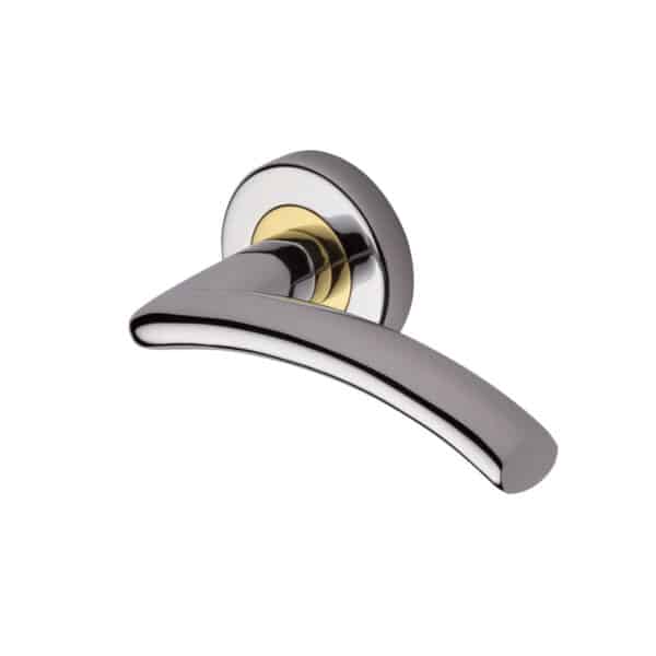 Heritage Brass Cabinet Pull Step Design with 16mm Rose 160mm CTC Matt Bronze finish 1