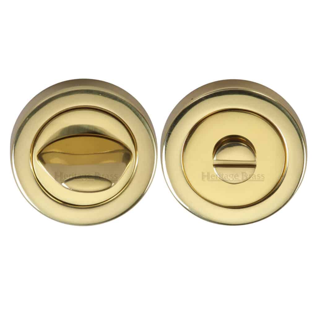 Polished Brass Heritage Oval Cabinet Knob