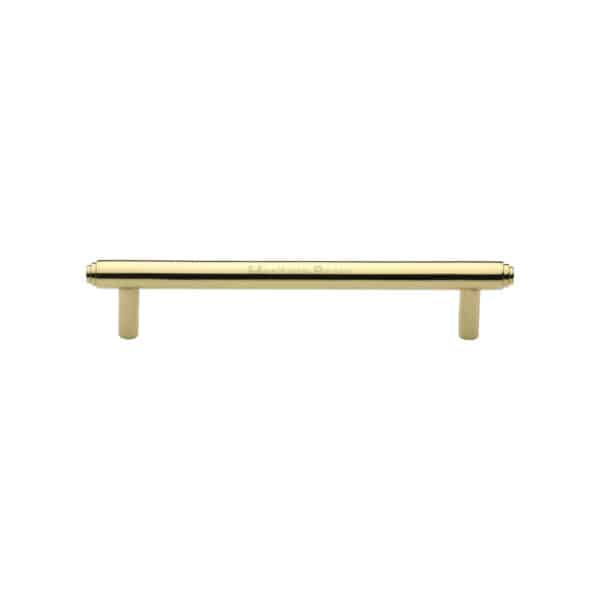 Heritage Brass Cabinet Pull Ornate Plate Design Polished Chrome Finish 1