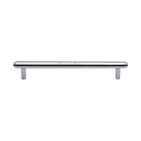 Heritage Brass Cabinet Drop Pull Polished Nickel Finish 1