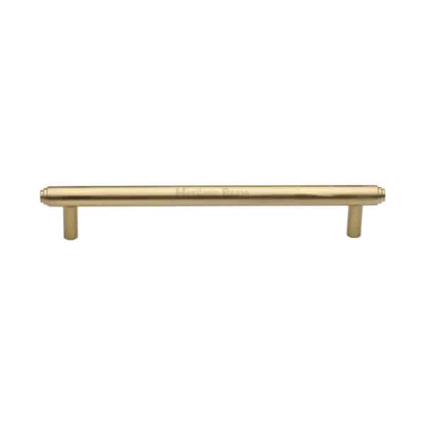 Heritage Brass Cabinet Drop Pull Satin Nickel Finish 1