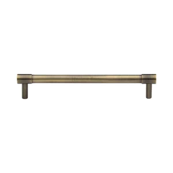 Heritage Brass Door Handle Lever Lock Charlbury Design Satin Brass Finish 1