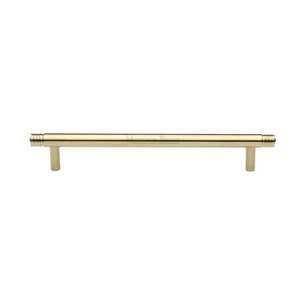 Heritage Brass Door Handle Lever on Rose Windsor Design Satin Brass Finish 1