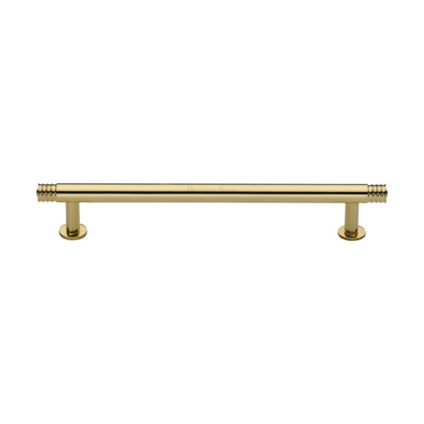 Heritage Brass Door Handle for Euro Profile Plate Windsor Design Polished Nickel Finish 1