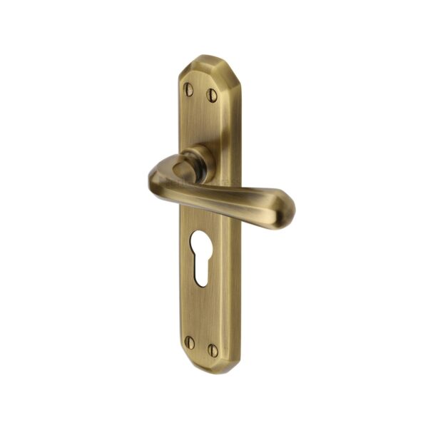 Heritage Brass Mortice Knob on Rose Aylesbury Design Satin Nickel finish 1