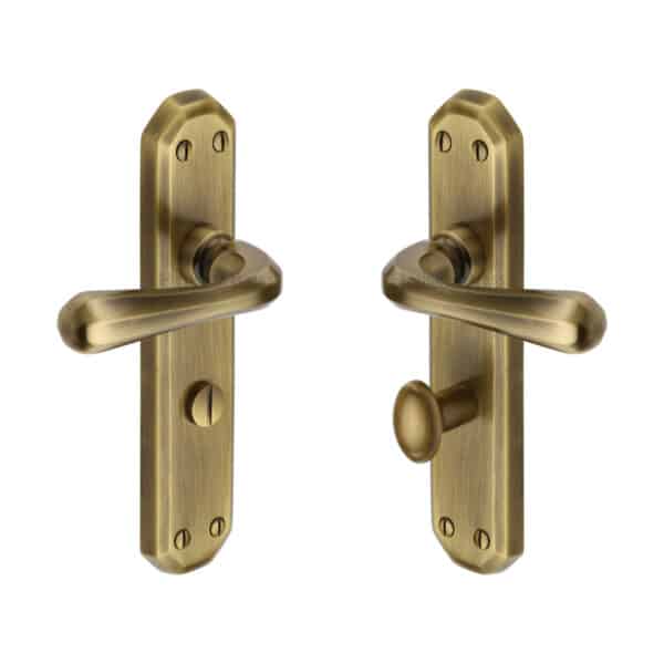 Heritage Brass Octagon Centre Door Knob 2 1/2" Satin Brass finish 1