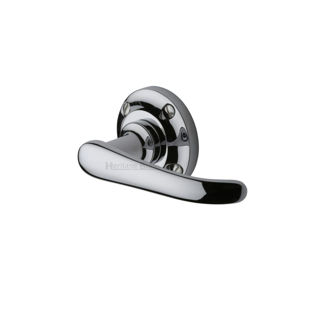 Heritage Brass Centre Door Knob Round Design 3 1/2" Polished Chrome Finish 1