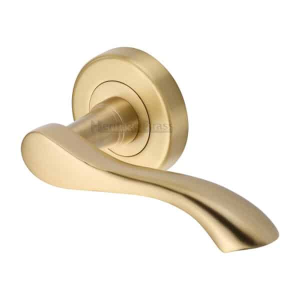 Heritage Brass Centre Door Knob Square Design 3" Polished Brass Finish 1