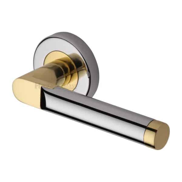 Heritage Brass Covered Keyhole Reeded Satin Chrome finish 1