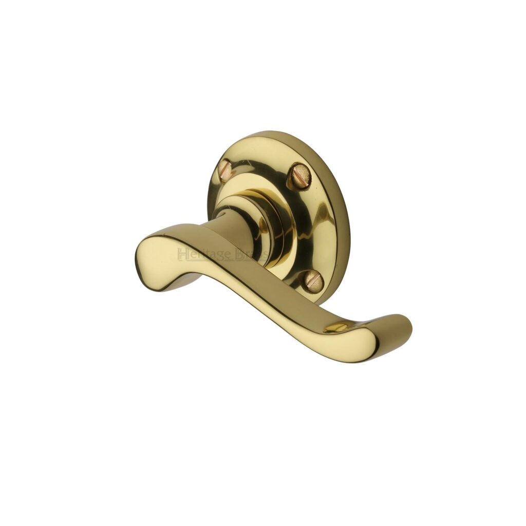 Heritage Brass Mortice Knob on Rose Victoria Design Satin Chrome finish 1