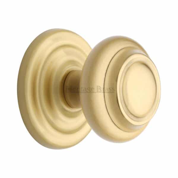 Heritage Brass Door Handle for Bathroom Buckingham Design Antique Brass Finish 1