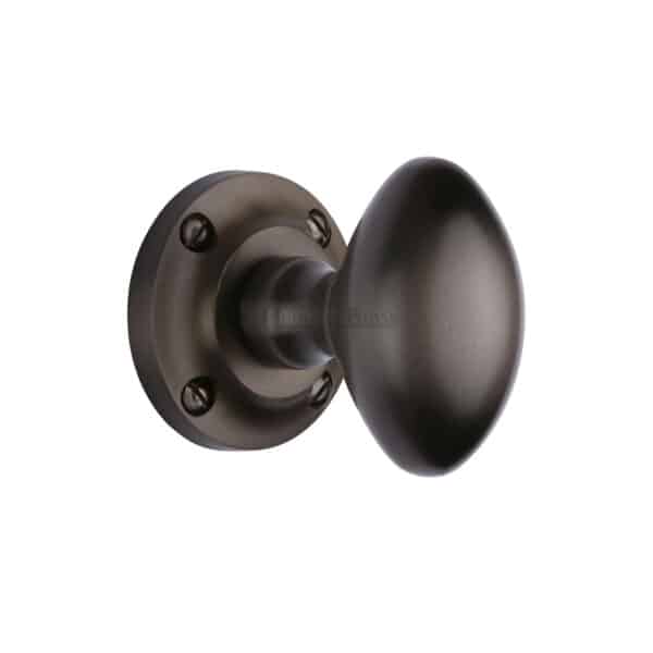 Wooden Cabinet Knob Round Circum Design 48mm Oak Finish 1