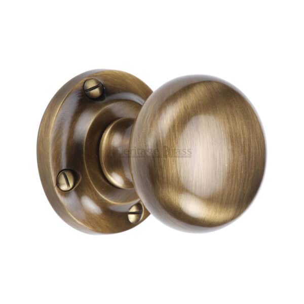 Heritage Brass Mortice Knob Westminster Design Satin Brass Finish 1