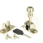 Polished Nickel Beehive Brighton Fastener (Radiused) 3