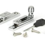 Polished Chrome Beehive Quadrant Fastener - Narrow - Image 2