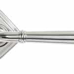Polished Marine SS (316) Newbury Lever on Rose Set (Square) 3